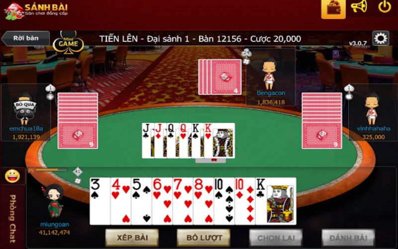 Chơi bài lôi cuốn tại Zing Play