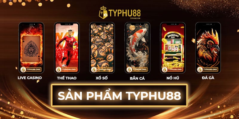 Typhu88 tự hào sở hữu một kho trò chơi đa dạng