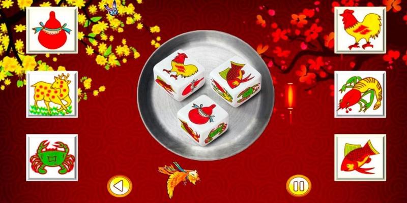 Xúc xắc bầu cua có 6 mặt